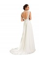 Usine Blanc Fourreau Mousseline Dentelle Robes de mariée