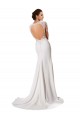 Usine Blanc Fourreau Mousseline Dentelle Robes de mariée