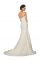 Usine Blanc Fourreau Tulle Dentelle Robes de mariée