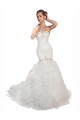 Usine Blanc Sirène Tulle Robes de mariée