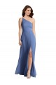 Usine Bleu Windsor Trapèze Mousseline Longue Formelles Robes demoiselle d'honneur / Robes de soirée