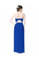 Usine Bleu roi Fourreau Mousseline Longue Robes demoiselle d'honneur
