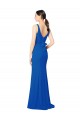 Usine Bleu roi Fourreau Mousseline Longue Robes demoiselle d'honneur