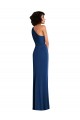 Usine Bleu roi Fourreau Spandex Longue Robes demoiselle d'honneur / Robes de bal