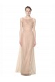 Usine Blush 95 Fourreau Illusion Tulle Longue Robes demoiselle d'honneur