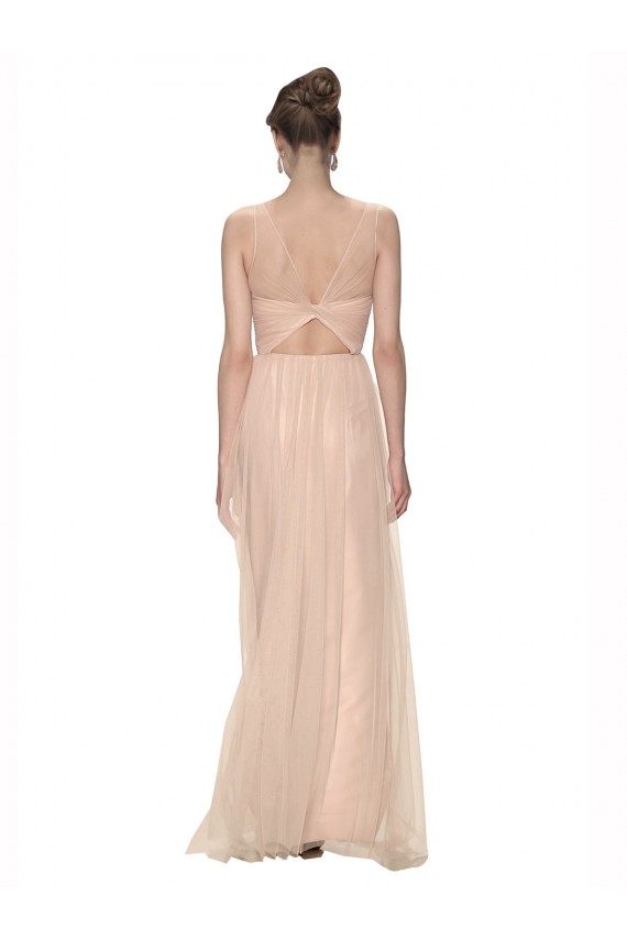 Usine Blush 95 Fourreau Illusion Tulle Longue Robes demoiselle d'honneur