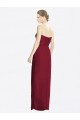 Usine Bordeaux Fourreau Mousseline Longue Robes demoiselle d'honneur