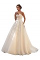 Usine Ivoire & Champagne Princesse Tulle Dentelle Robes de mariée