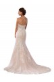Usine Ivoire & Champagne Sirène Bretelles spaghetti Dentelle Boho Robes de mariée