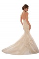 Usine Ivoire & Champagne Sirène Tulle Dentelle Robes de mariée