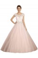 Usine Ivoire Princesse Bateau Illusion Dentelle Robes de mariée