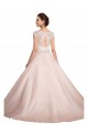 Usine Ivoire Princesse Bateau Illusion Dentelle Robes de mariée