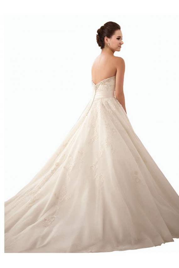 Usine Ivoire Princesse Satiné Tulle Dentelle Robes de mariée
