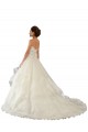 Usine Ivoire Princesse Satiné Tulle Dentelle Robes de mariée
