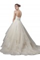 Usine Ivoire Princesse Scoop Sans bretelle Tulle Dentelle Robes de mariée