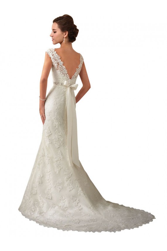 Usine Ivoire Sirène Illusion Tulle Dentelle Robes de mariée