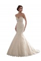 Usine Ivoire Sirène Tulle Dentelle Classique Robes de mariée