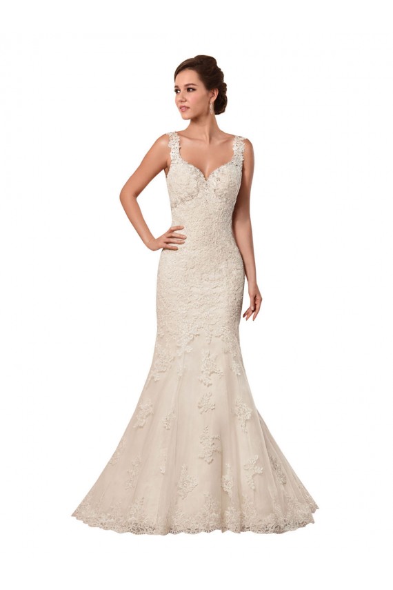 Usine Ivoire Sirène Tulle Dentelle Robes de mariée