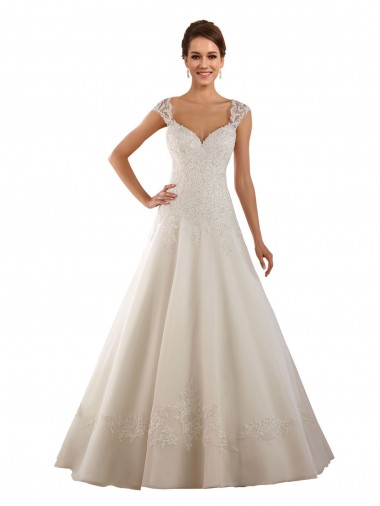Usine Ivoire Trapèze Dentelle Robes de mariée