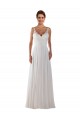 Usine Ivoire Trapèze Mousseline Classique Boho Robes de mariée