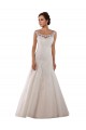 Usine Ivoire Trapèze Scoop Tulle Robes de mariée