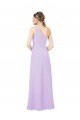 Usine Lilas Fourreau Mousseline Longue Formelles Robes demoiselle d'honneur / Robes de soirée