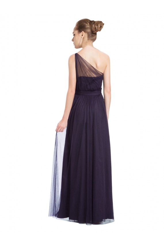 Usine Noir Trapèze Tulle Longue Robes demoiselle d'honneur