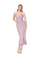 Usine Primevère Sirène Bretelles spaghetti Mousseline Courte Asymétrique Robes demoiselle d'honneur / Robes de bal / Robes de cocktail