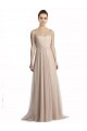 Usine Trapèze Col Carré Tulle Longue Robes demoiselle d'honneur