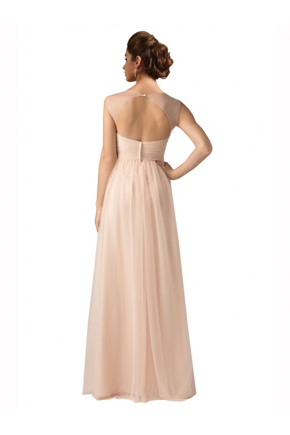 Usine Trapèze Tulle Longue Robes demoiselle d'honneur