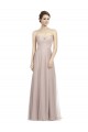 Usine Vintage Rose Trapèze Tulle Longue Robes demoiselle d'honneur
